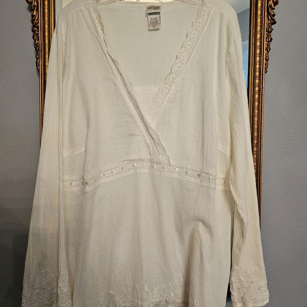 Long sleeve blouse